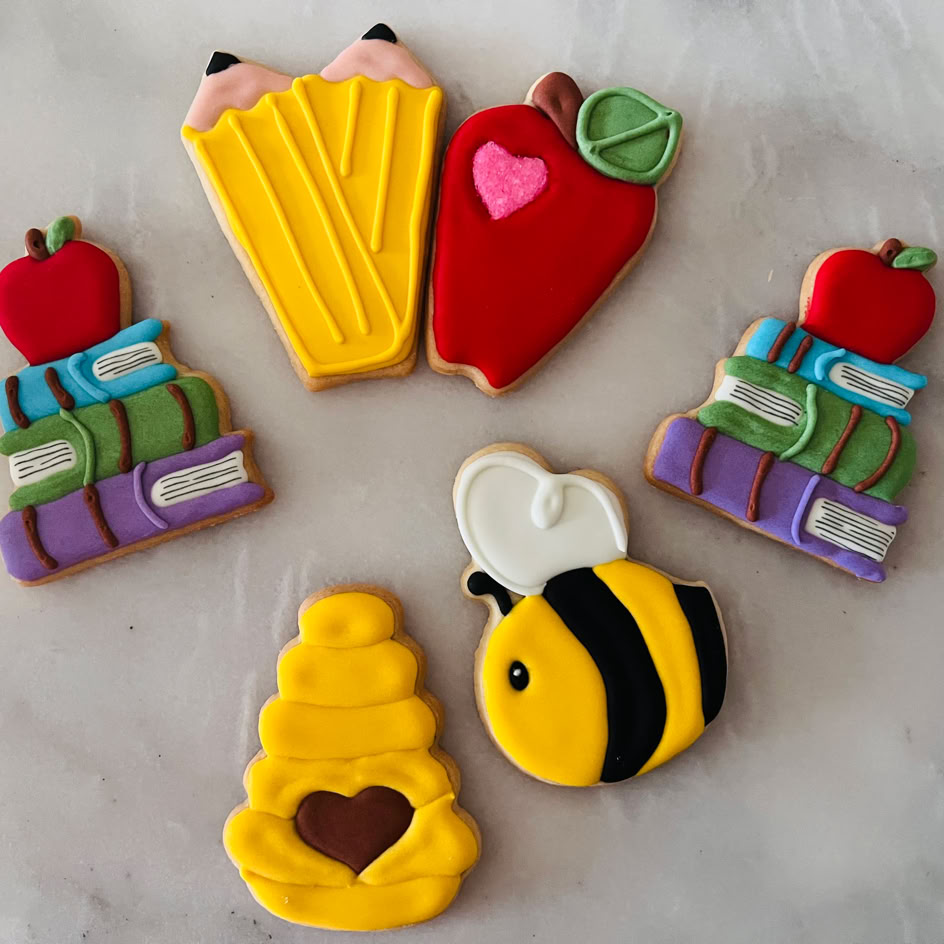 Decorated sugar cookies